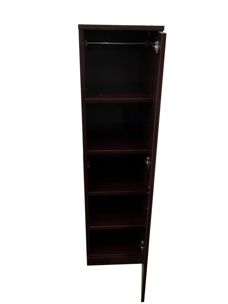 OfficeSource Storage & Wardrobe Cabinets Personal Unit - Mahogany Laminate