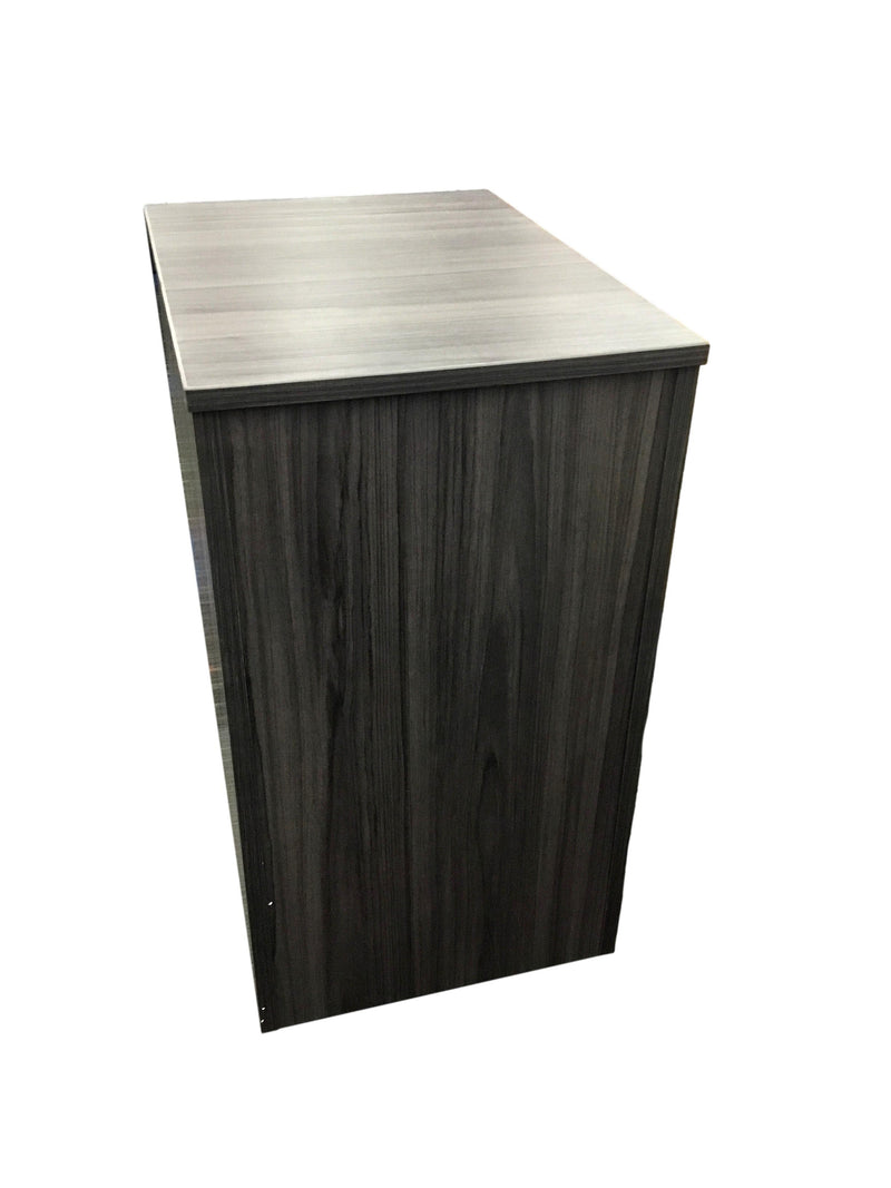 OfficeSource OS Laminate Collection 2 Drawer Mobile Pedestal – File/File - Coastal Gray