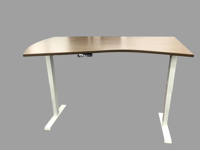 New - Deluxe Commercial Quality Sit to Stand Desk - Modern Vector Top - 42" x 66" in Several Finishes