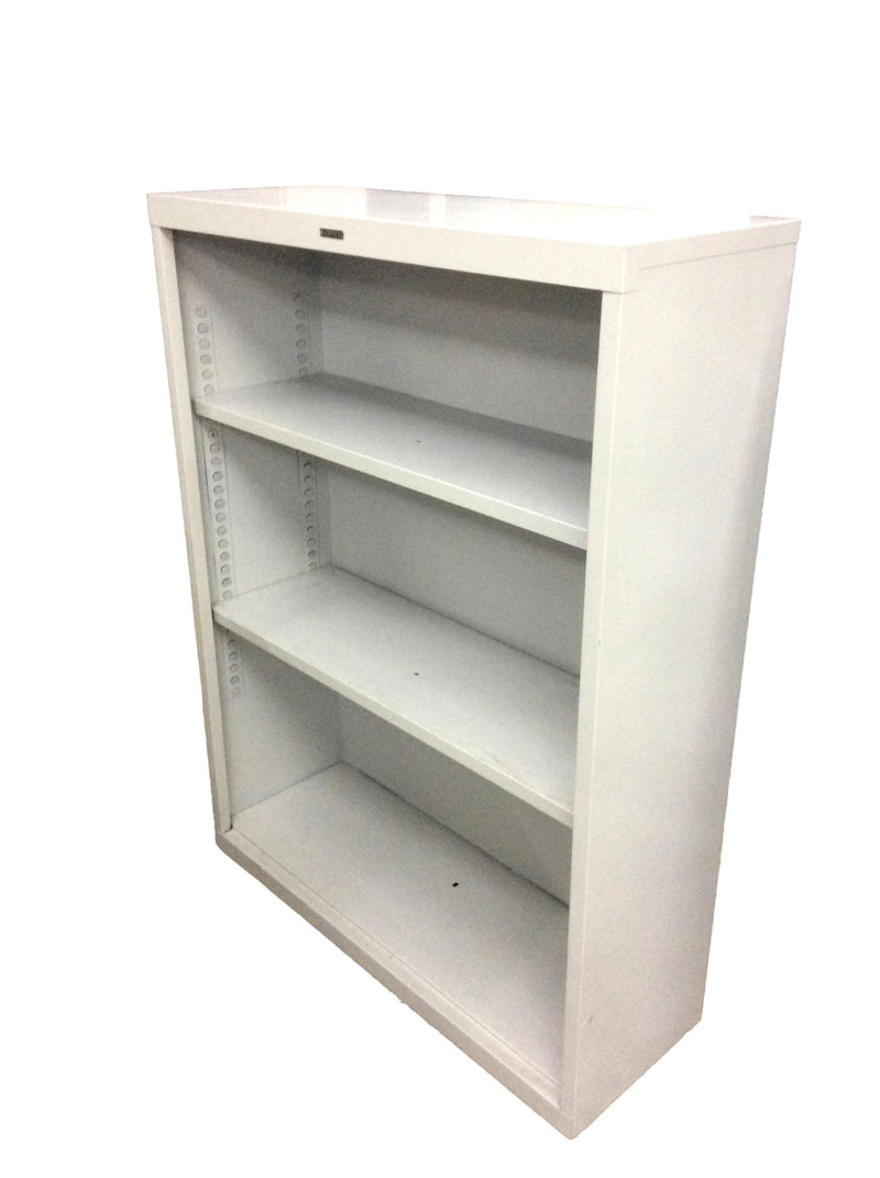 Pre-Owned Anderson Hickey Gray Bookcase 2 Adjustable Shelves - 36"W x  13"D x 48"H.