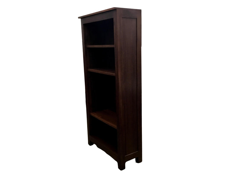 Pre-Owned Dark Walnut 4 shelf Bookcase