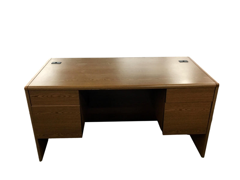 Pre-Owned Oak HON B/F Straight Desk 30" x 60"