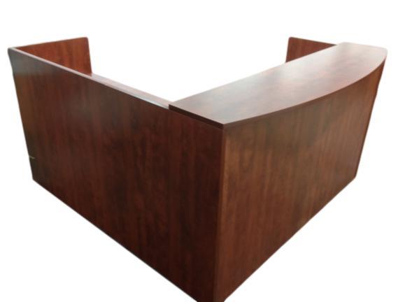 Office Source Reception Desk in Cherry