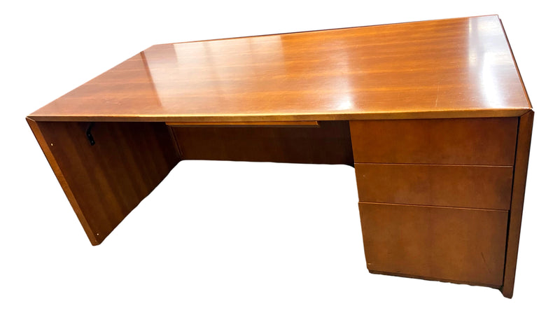 Pre-Owned Kimball Desk - Golden Cherry