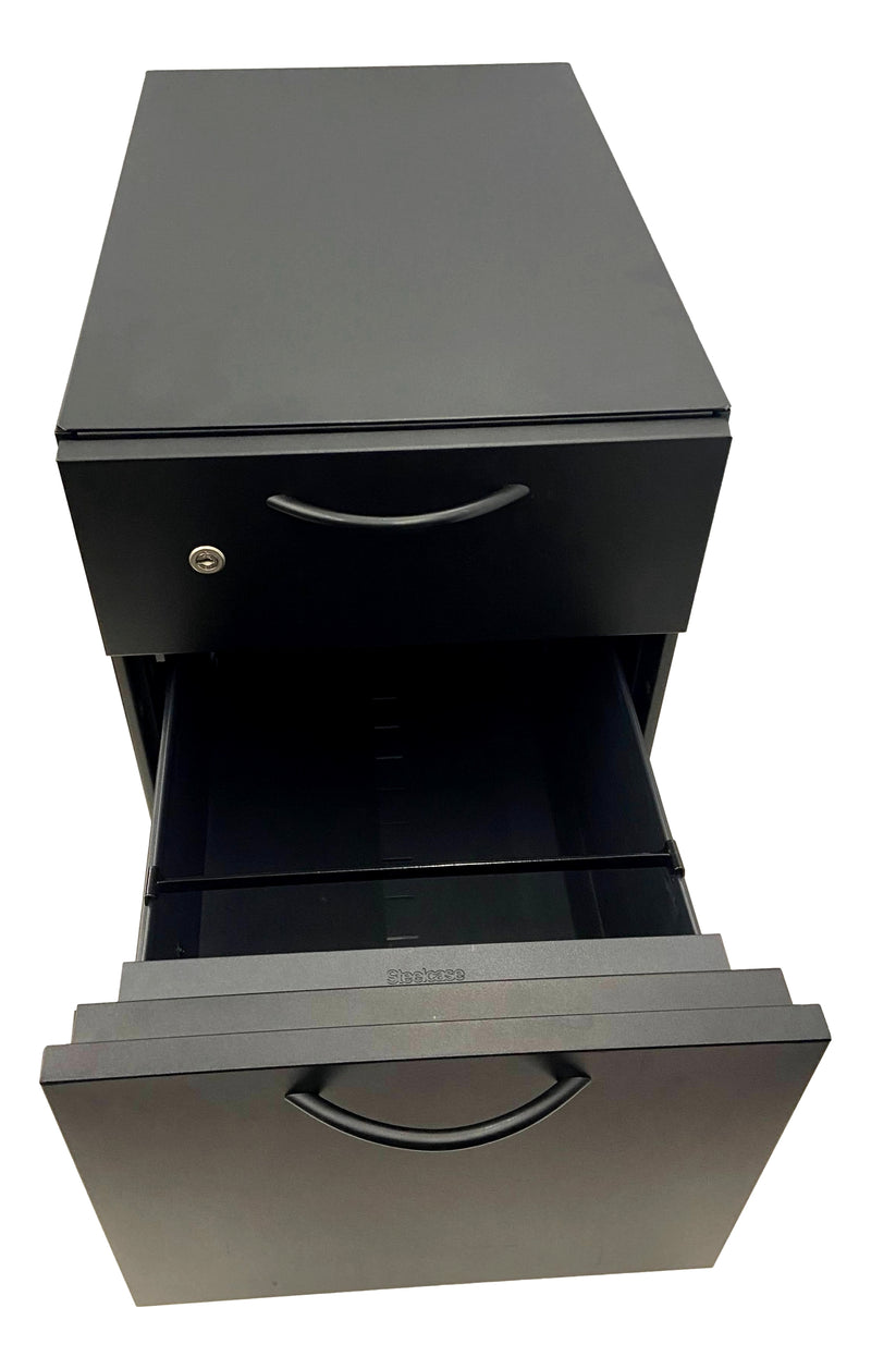 Pre-Owned Steelcase Mobile Pedestal/File Cabinet - Black