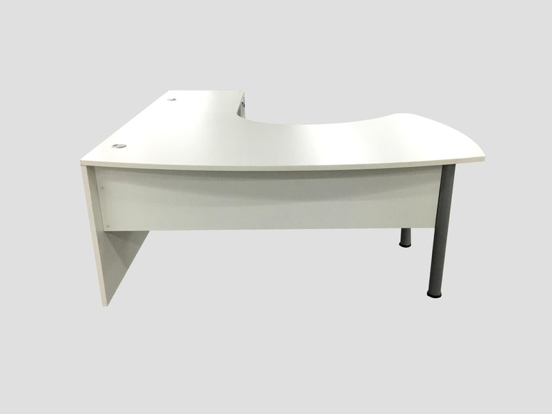 Office Source Arc Desk, L-Shape with Drawers