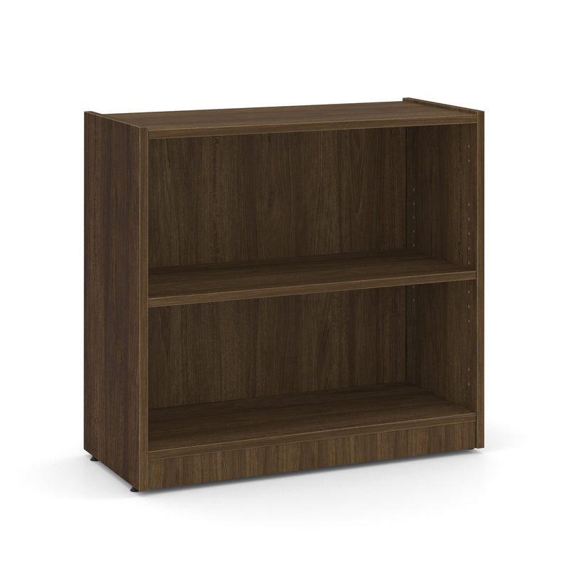 OfficeSource Bookcase: 3 Sizes, 8 Finishes, Optional Doors