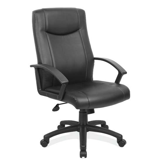 Office Source Advantage Collection Executive High Back with Black Frame