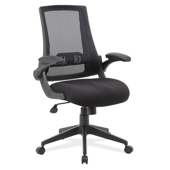 Office Source Pennington Collection Flip Arm Mesh Back Task Chair w/ Black Frame
