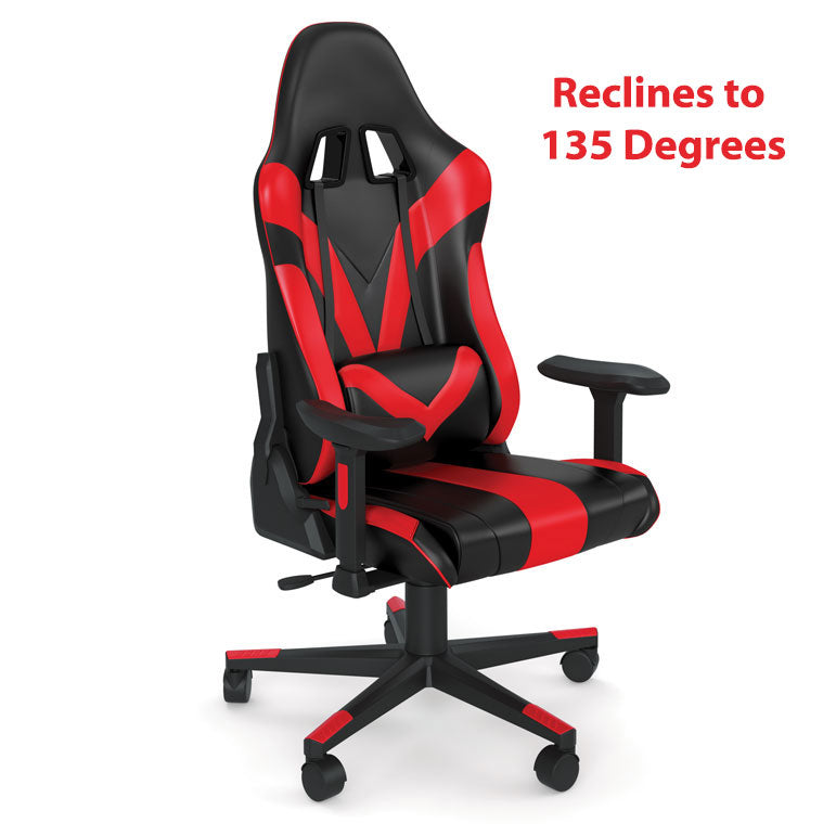 OfficeSource Renegade Raider Collection High Back Gaming Chair with Black Frame