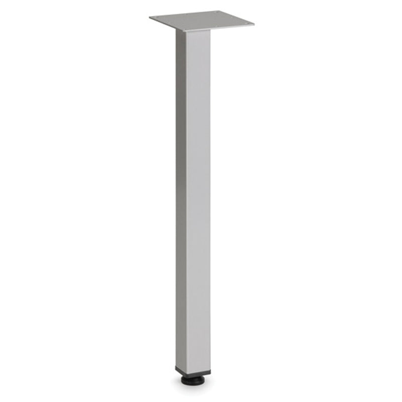 Offset Square Post Table Leg by Office Source